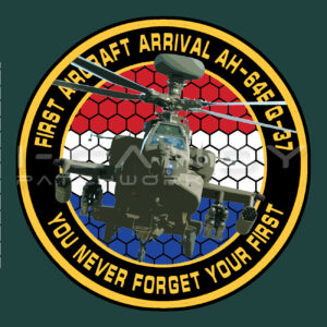 FIRST AIRCRAFT ARRIVAL AH-64E Q-37